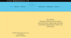 Desktop Screenshot of kindheartedhomecare.com